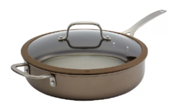 Food Network Textured Titanium 12-in. Nonstick Covered Deep Skillet $25.49 (Reg. $59.99) at Kohl's