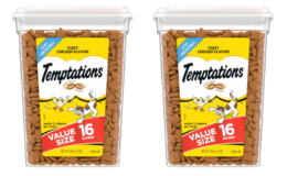 57% Off TEMPTATIONS Classic Crunchy and Soft Cat Treats, 16 oz.