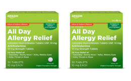 88% Off Amazon Basic Care All Day Allergy, Cetirizine Hydrochloride Tablets, 10 mg, 30 Count