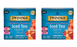 43% Off Twinings Strawberry & Raspberry Herbal Iced Tea 72 Tea Bags at Amazon