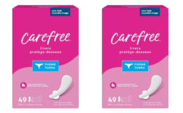 Amazon Prime Day Deal | 96% Off Carefree Panty Liners for Women, Thong Liners 49 Ct