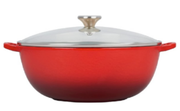 Le Creuset Enameled Cast Iron Chef's Oven with Glass Lid, 7.5 qt $135.99 (Reg. $258.99)