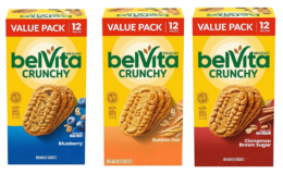 40% Off belVita Breakfast Biscuits, Value Pack, 12 Packs at Amazon