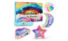 57% off Rainbow Bath Bombs 4 Pcs {Amazon} | Stocking Stuffer Idea