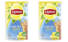 Hurry! Lipton Lemon Powdered Iced Tea, Sweetened, Makes 28 Quarts just $3.99