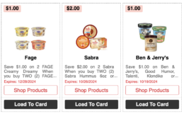 Over $150 in New ShopRite eCoupons -Save on Fage, Sabra, Ben & Jerry's & More