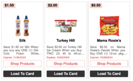 Over $150 in New ShopRite eCoupons -Save on Silk, Turkey Hill, Mama Rosie's & More