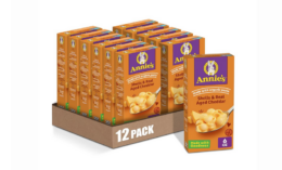 Prime Members: 40% Off Annie’s Real Cheddar Shells Macaroni & Cheese Dinner 12 Boxes {Amazon}