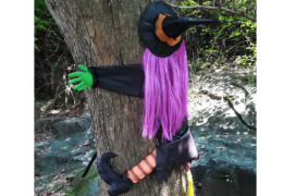 40% off Witch Crashing into Tree at Amazon | Under $11