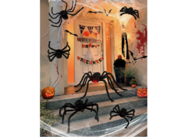 40% off 6 Halloween Plush Spiders at Amazon | Under $15!