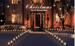 50% off 20 Pack Christmas Pathway Lights at Amazon | Under $20