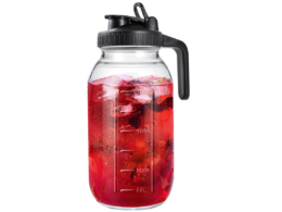 50% off 64oz Glass Mason Jar Pitcher on Amazon | Under $12