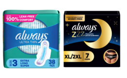 Healthcare Deal at Target! Pay $7.58 for $15.98 worth of Always feminine care