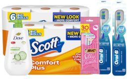 New $5/$25 Dollar General Coupon | $8.65 for $26.65 in Scott ComfortPlus, Dove & more | Just Use Your Phone! {10/19 ONLY}