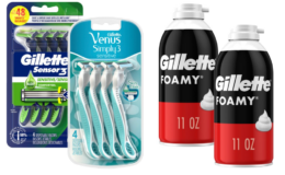 Gillette or Venus Disposable Razors as low as $2.09 or Foamy Shave Cream $1.19 each at CVS | Just Use Your Phone