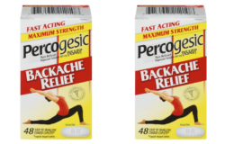 70% off Percogesic Backache Relief Pain Reliever, Maximum Strength, 48 Tablets