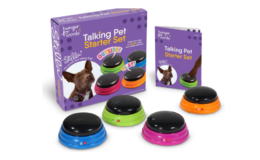 66% off + $2.56 Coupon Hunger for Words Talking Buttons Starter Set - Recordable Buttons to Teach Your Dog to Communicate