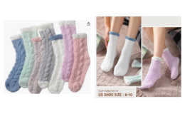 50% Off  7 Pairs Slipper Socks at Amazon