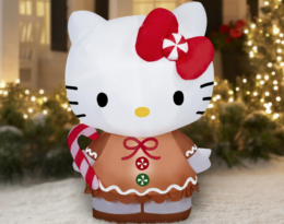 Hello Kitty Christmas Blow Up 4.5ft at Walmart!