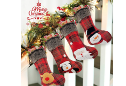 50% off 4 Pack PersonalizedChristmas Stockings on Amazon | Under $13