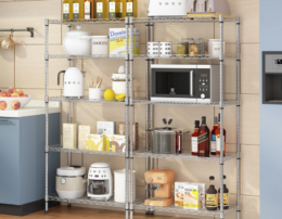 Walmart Black Friday | 5Tier Wire Shelving Unit just $35.99 (reg: $108)