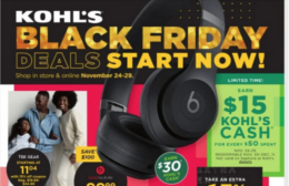 Kohls Black Friday Sale Starts Today! | $15 Kohl's Cash, 15% off and More!