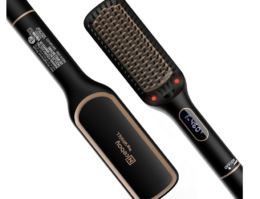 78% off Hair Straightener Brush on Amazon | Gift Idea