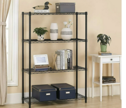 Walmart Black Friday | BestOffice 4 Shelf Wire Shelving Unit just $34.99 (Reg. $109.99)