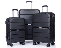 Walmart Black Friday | Travelhouse 3 Piece Luggage Set Hardshell $80.50 (Reg: $399.99)