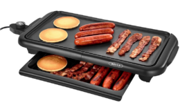 41% off Bella Electric Griddle with Warming Tray on Amazon | Great Gift!