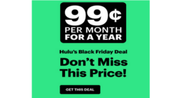 The Best Hulu Deal of the Year | $0.99/Month For 1 Year - Black Friday Offer