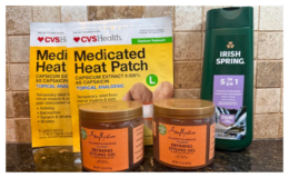 CVS Shopping Trip - $5.63 for $33.05 in SheaMoisture, Irish Spring & Pain Patches!