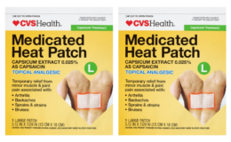 CVS Health Capsicum Treatment Medicated Heat Patches as low as $0.25 each at CVS! Just Use Your Phone!