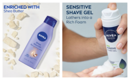 Nivea Lotion & Shave Gel as low as $1.64 each at CVS! Just Use Your Phone