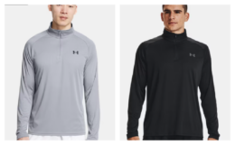 Under Armour 50% + 15% Off | Men's UA Velocity 2.0 ¼ Zip just $14.43 (reg. $45)