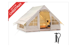 Inflatable Camping Tent with Pump just $169.99 (Reg. $757.99) at Woot | Great Gift Idea!