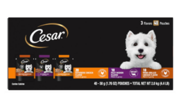 Stock Up Price! 50% Off Cesar Wet Dog Food 40 Count Multipack