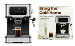 Chefman CraftBrew 15-Bar Espresso Machine just $35 at Walmart!