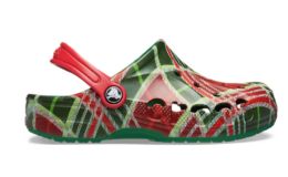 Crocs Up to 65% Off + Extra 25% Off | Crocs Toddler Baya Holiday Plaid Clogs just $11.24 (reg. $40)