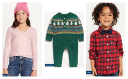 Old Navy 50%-60% Off All Kids and Baby Clothing