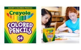 63% Off Crayola Mini Colored Pencils 64 Count {Amazon}