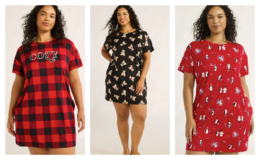 Joyspun Women’s Print Sleep Shirt only $4 at Walmart