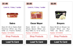 Over $125 in New ShopRite eCoupons -Save on Sabra, Oscar Meyer, Breyer's & More