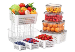 50% off 5 Large Fruit Storage Containers on Amazon | Under $15