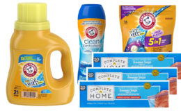 Arm & Hammer Laundry Detergent and Complete Home/Walgreens Food Storage Bags - Buy 1 Get 2 FREE at Walgreens!