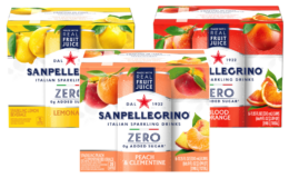 San Pellegrino Zero Sparkling 6 packs just $4.19 each at Stop & Shop {Ibotta}