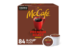 Stock Up Price 38% Off  McCafe Premium Roast Coffee 84 K-Cups | 32¢ a Cup