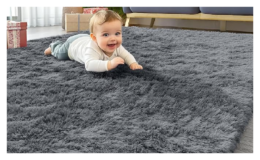 66% Off 4x5.9 Feet Soft Fluffy Shaggy Rug {Amazon}