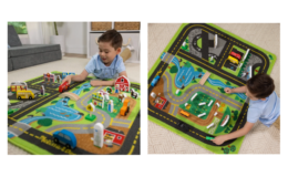 Melissa & Doug Create a Town Activity Rug Play Set, with 25 Wooden Play Pieces $19 (Reg. $49.99) at Walmart