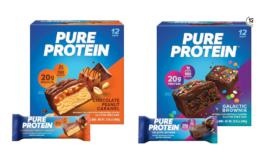 B1G1 50% Off 12-Pack 1.76-Oz Pure Protein Bars | As Low as $.87 a Bar